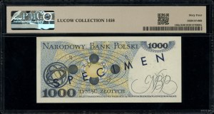 1,000 gold, 2.07.1975; series A, numbering 0000000, g...