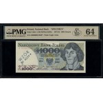 1.000 złotych, 2.07.1975; seria A, numeracja 0000000, g...