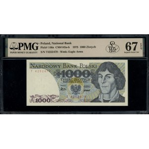 1.000 złotych, 2.07.1975; rzadka seria T, numeracja 425...