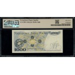1.000 złotych, 2.07.1975; bardzo rzadka seria BG, numer...