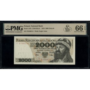 2.000 złotych, 1.06.1979; seria T, numeracja 0100514; L...