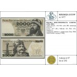 2.000 złotych, 1.06.1982; seria BR, numeracja 0950536; ...