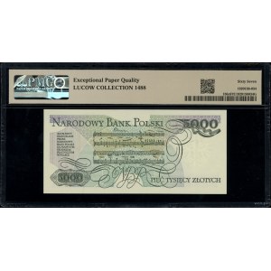 5.000 złotych, 1.12.1988; seria CP, numeracja 7611870; ...