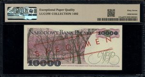 10,000 zloty, 1.02.1987; series A, numbering 0000940, ...