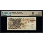 20.000 złotych, 1.02.1989; seria A, numeracja 0000000, ...