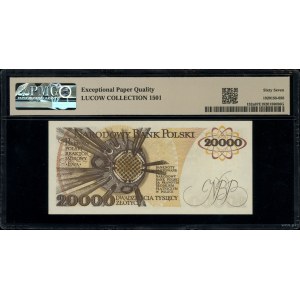 20.000 oro, 1.02.1989; serie D più rara, numero 5...
