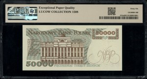 50,000 zloty, 1.12.1989; extreme rarity series....