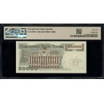 50.000 złotych, 1.12.1989; ekstremalnej rzadkości seria...
