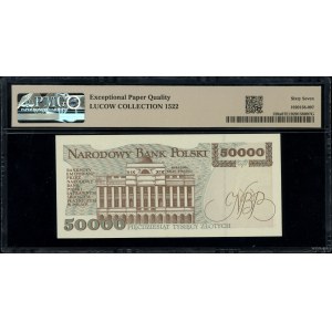 50.000 złotych, 16.11.1993; seria D, numeracja 7846226;...