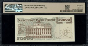 50,000 zloty, 16/11/1993; series D, numbering 7846226;...