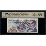 100.000 złotych, 16.11.1993; seria A, numeracja 0000000...