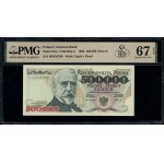 500.000 oro, 16.11.1993; rara serie M, numerazione ...