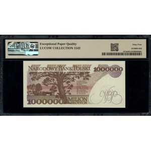 1.000.000 złotych, 15.02.1991; rzadsza seria D, numerac...