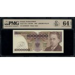 1.000.000 złotych, 15.02.1991; rzadsza seria D, numerac...