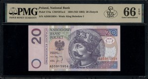 20 gold, 25.03.1994; London AD series, numbering 5....