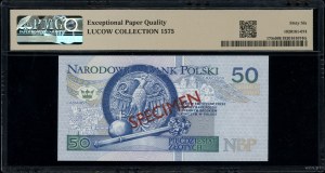 50 zloty, 25.03.1994; London AA series, numbering 0....