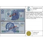 50 złotych, 25.03.1994; seria londyńska AA, numeracja 0...
