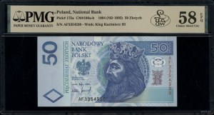 50 zloty, 25.03.1994; London AF series, numbering 3....