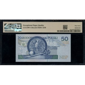 50 złotych, 25.03.1994; seria zastępcza YC, numeracja 7...