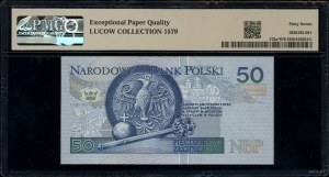 50 zloty, 25.03.1994; YC replacement series, numbering 7....
