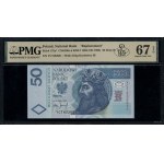 50 złotych, 25.03.1994; seria zastępcza YC, numeracja 7...