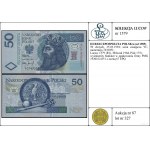 50 złotych, 25.03.1994; seria zastępcza YC, numeracja 7...