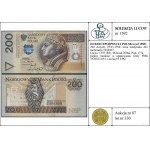 200 złotych, 25.03.1994; seria londyńska AD, numeracja ...