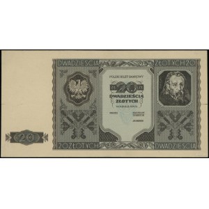 20 złotych, bez daty [1.08.1957]; bez oznaczenia serii,...