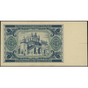 20 złotych, bez daty [1.08.1957]; bez oznaczenia serii,...