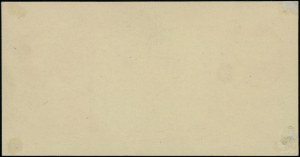 One-sided proof printing of the main page of a banknote with nomi...