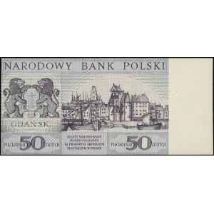 50 złotych, 2.01.1964; seria KH, numeracja 1204395, pró...