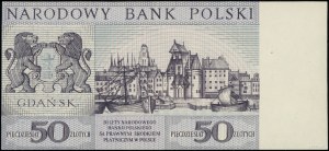 50 zloty, 2.01.1964; KH series, numbering 1204395, sample...