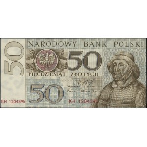 50 złotych, 2.01.1964; seria KH, numeracja 1204395, pró...