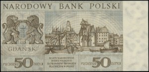 50 zloty, 2.01.1964; KH series, numbering 1204395, sample...
