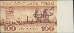 100 zloty, 2.01.1965; KH series, numbering 1204395, pr...