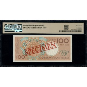 100 złotych, 1.03.1990; seria A, numeracja 0000000, cze...