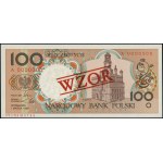 100 złotych, 1.03.1990; seria A, numeracja 0000000, cze...