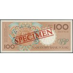 100 złotych, 1.03.1990; seria A, numeracja 0000000, cze...