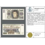 50 złotych, 1.03.2010; projekty Andrzeja Heidricha bu s...