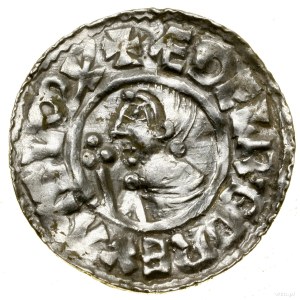 Denar typu Crux, (991-997), Thetford, mincerz Osbern; A...