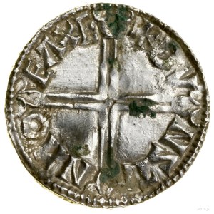 Long Cross denarius, (997-1003), Exeter, minster of Duns...