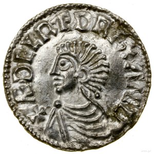 Long Cross denarius, (997-1003), Guildford, minster of D...