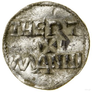 Denár, (983-1002), Dortmund; Av: řecký kříž, v každé...