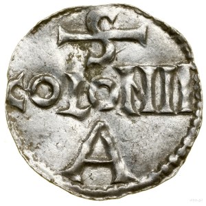 Denar, (983-996), Köln; Av: Kreuz, in jeder Ecke gegen den...