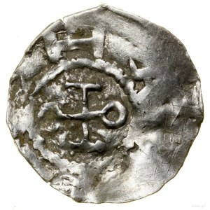 Denarius, Av: Cross, at the ends of the arms alternating beams....