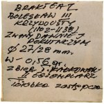 Brakteat der Absolution, (1137-1138), Krakau; St. Adalbert...