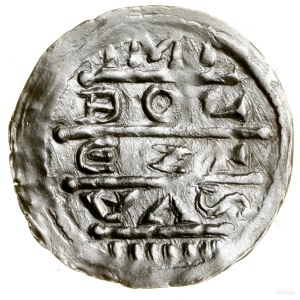 Denarius, (1157-1166); Av: Emperor Frederick Barbarossa seven...