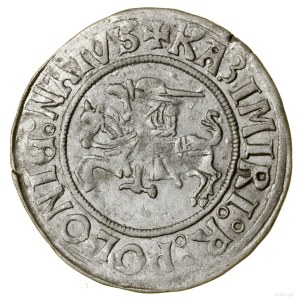 Grosz, no date (1505), Glogow; Av: Crowned eagle, + ...