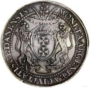 Talar, 1638, Gdańsk; Aw: Popiersie władcy w prawo, VLAD...