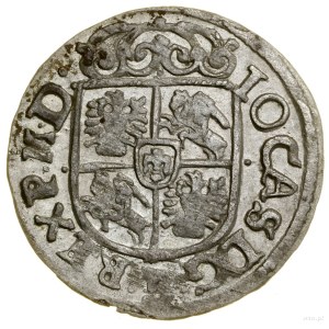 Półtorak, 1662, Poznań; z liczbą 60 w jabłku królewskim...